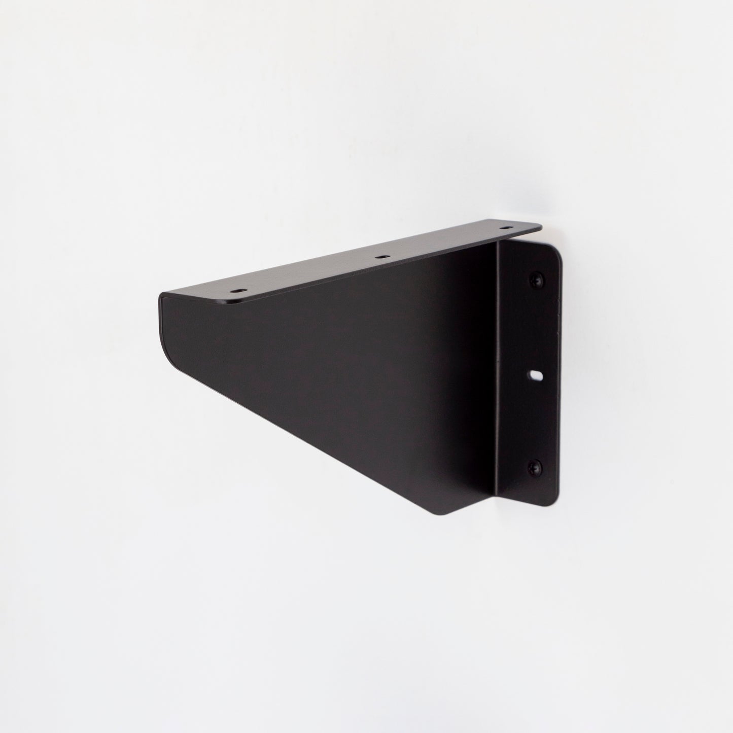 Mão francesa SP (par) - Suporte para prateleira em aço - Preto fosco