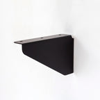 Mão francesa SP (par) - Suporte para prateleira em aço - Preto fosco