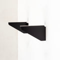 Mão francesa SP (par) - Suporte para prateleira em aço - Preto fosco