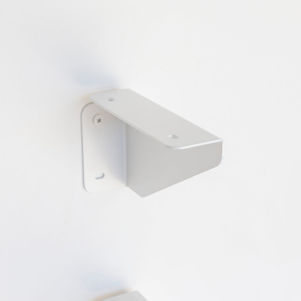 Mão francesa SP (par) - Suporte para prateleira em aço - Branco
