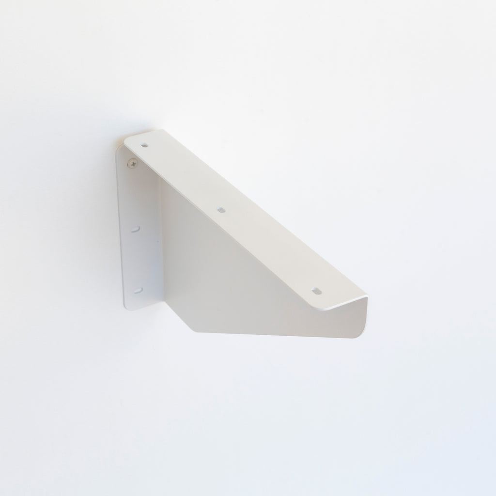 Mão francesa SP (par) - Suporte para prateleira em aço - Branco