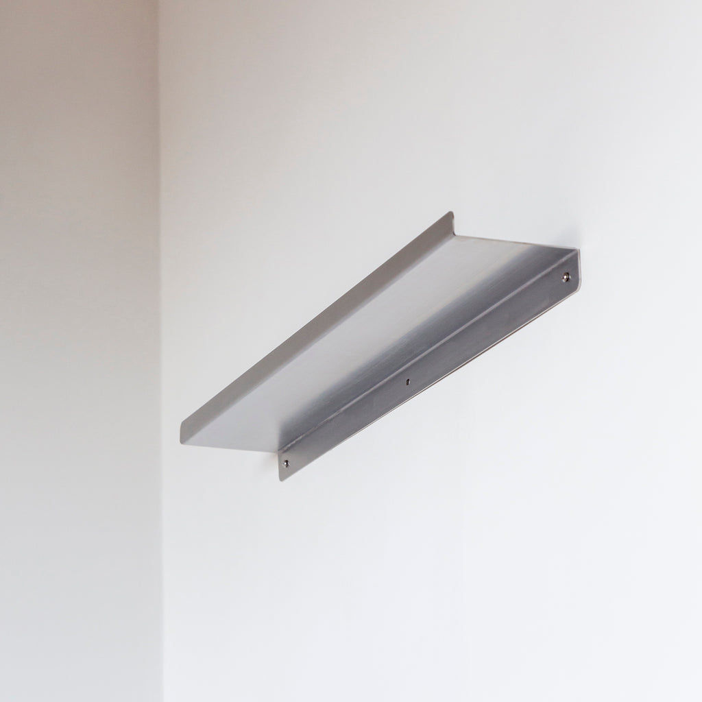 Prateleira Linear em Aço Inox Escovado T44 - SH