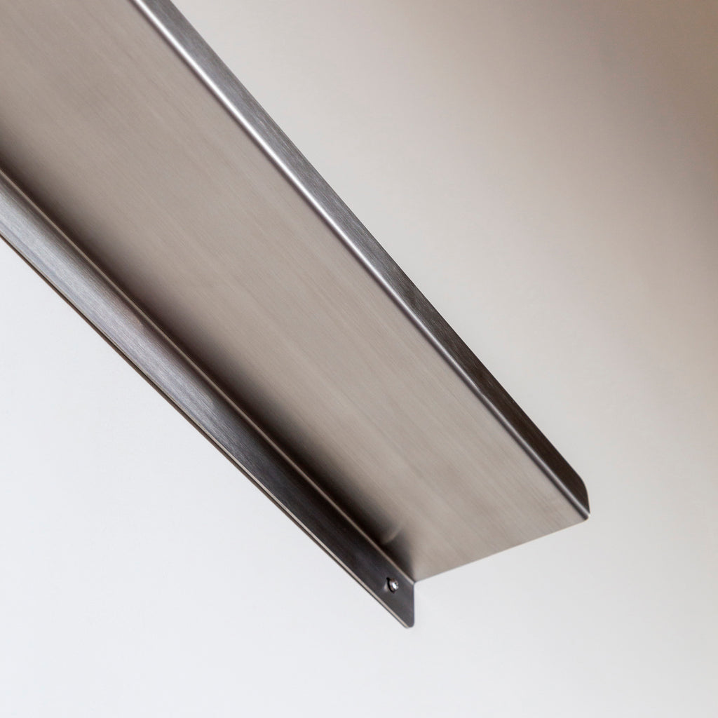 Prateleira Linear em Aço Inox Escovado T44 - SH