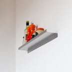 Prateleira Linear em Aço Inox Escovado T44 - SH