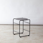 Mesa de apoio LOU - Aço Carbono / Preta