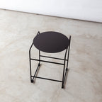 Mesa de apoio LOU - Aço Carbono / Preta
