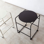 Mesa de apoio LOU - Aço Carbono / Preta