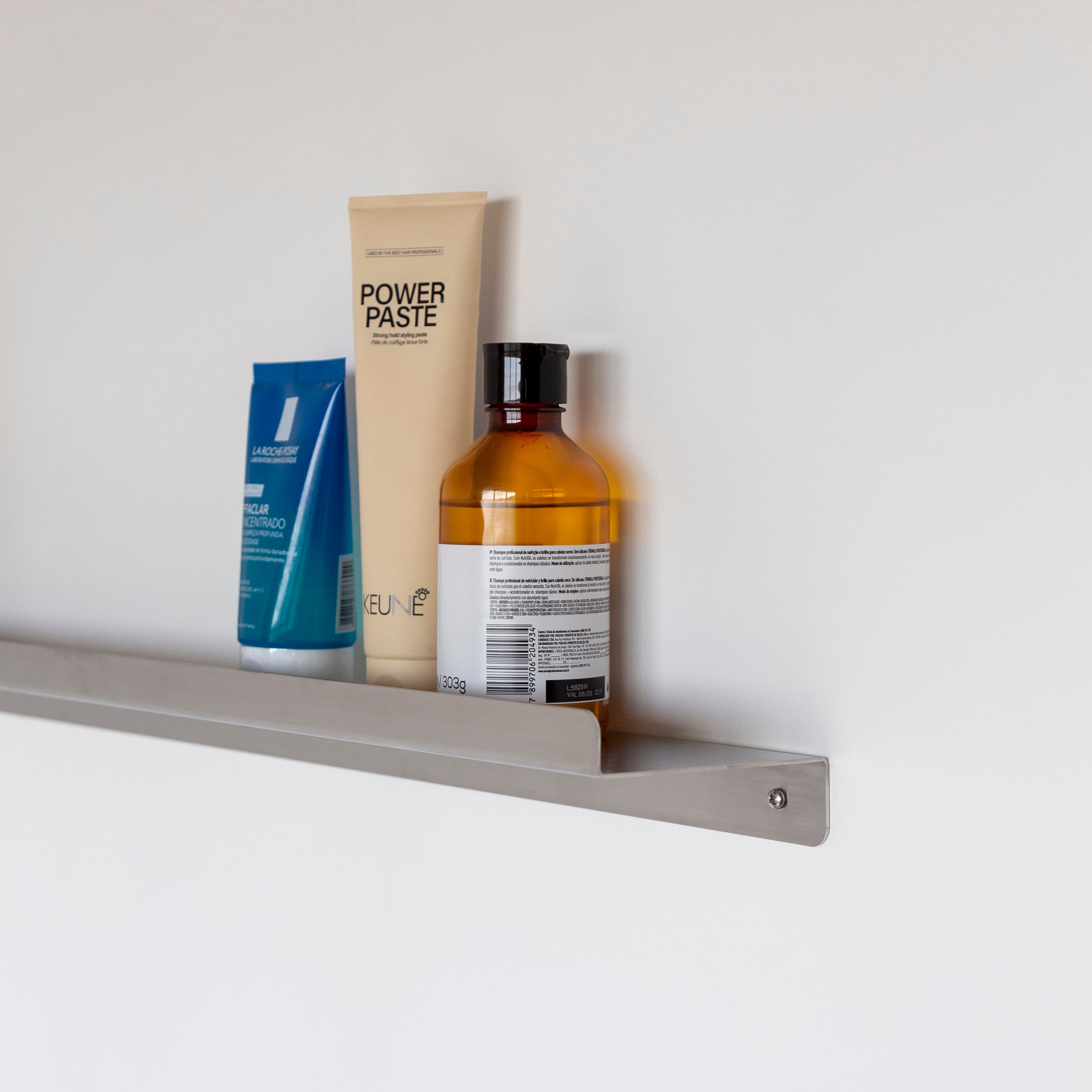 Prateleira Linear em Aço Inox Escovado T44 - SH