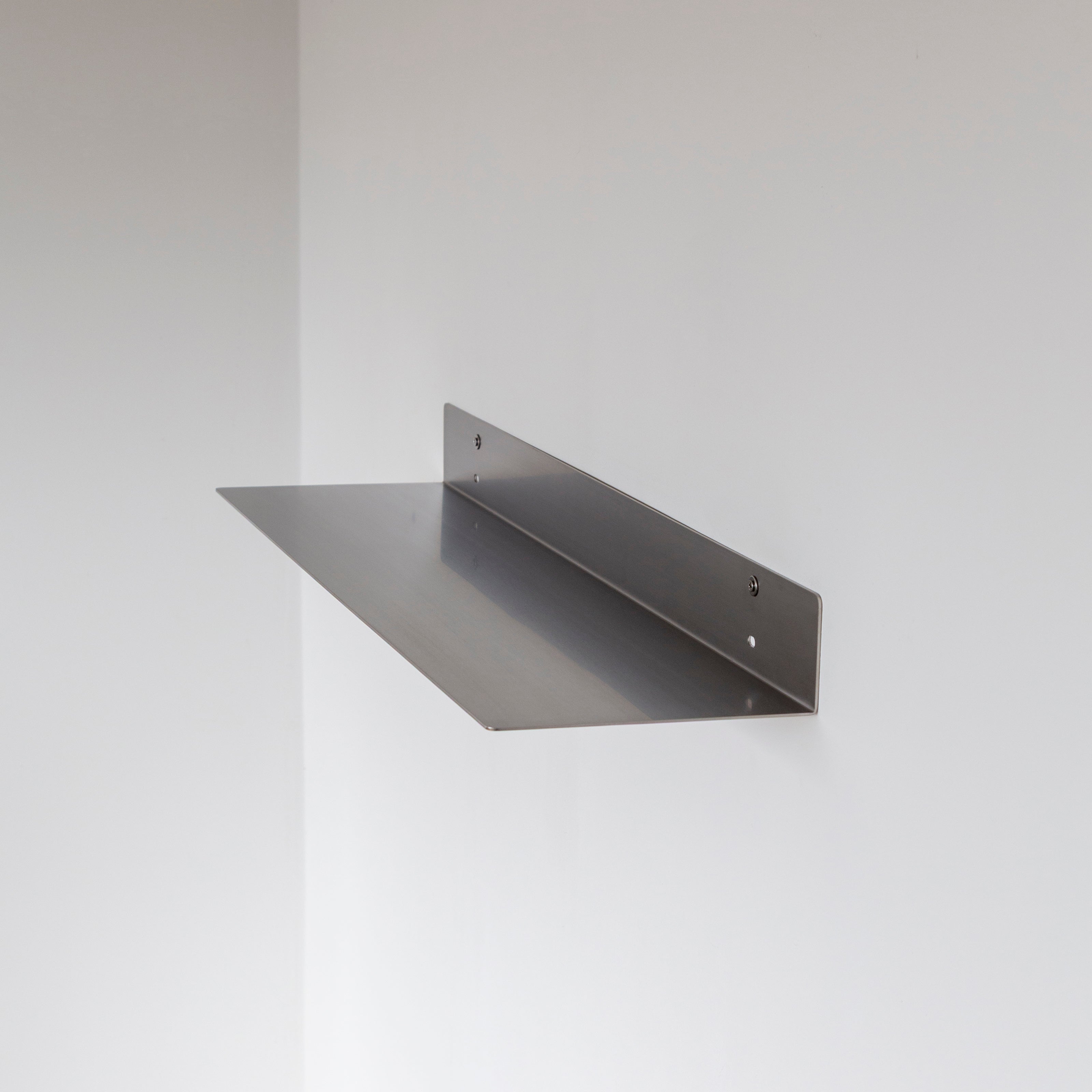 Prateleira Chapa Aço Inox - (80x20cm) Sob encomenda