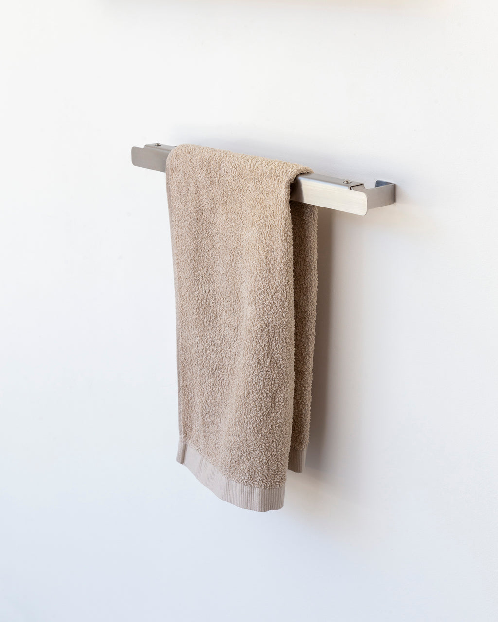 Toalheiro de Parede Porti - Rosto - Aço Inox Escovado