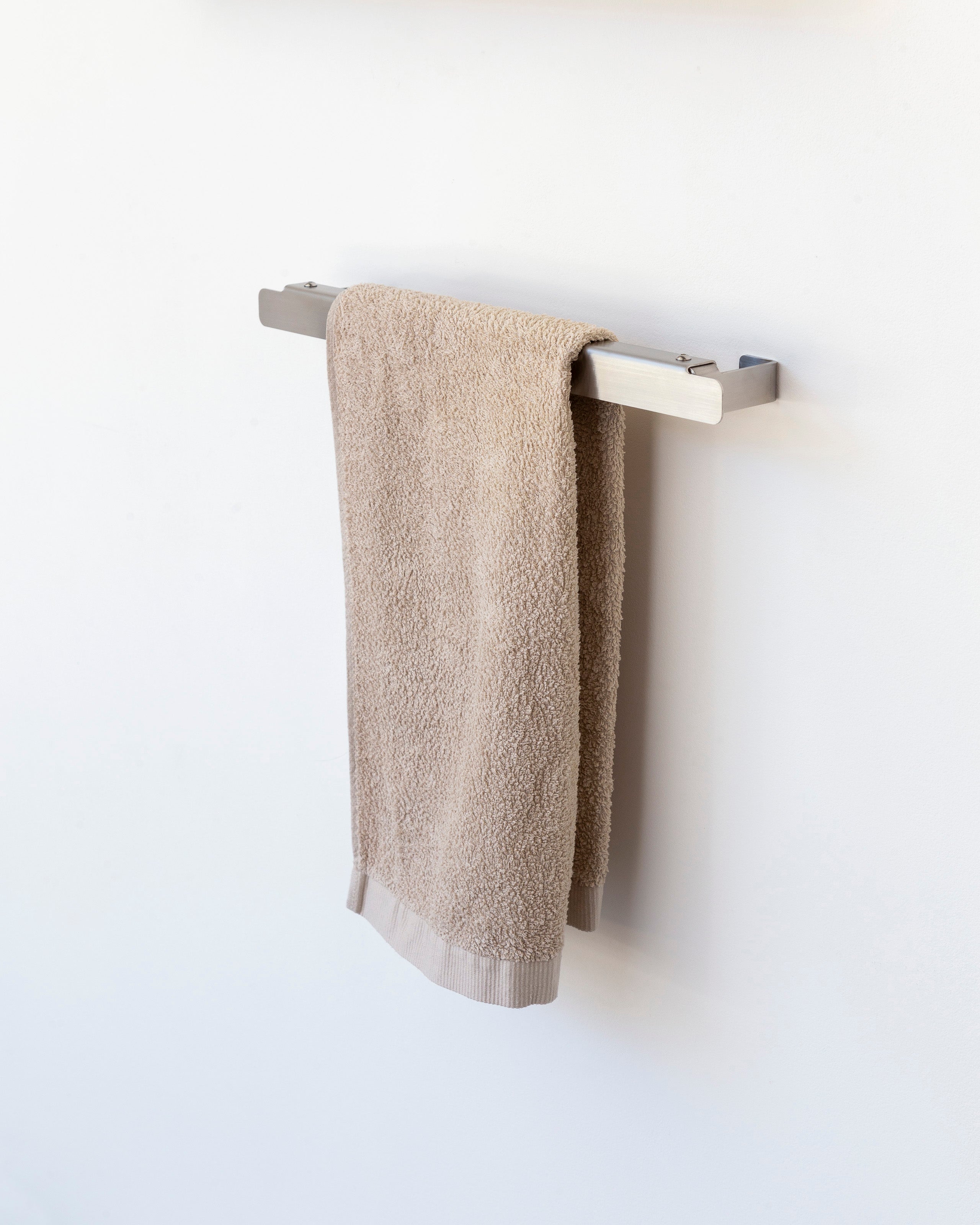 Toalheiro de Parede Porti - Rosto - Aço Inox Escovado