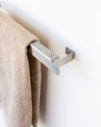 Toalheiro de Parede Porti - Rosto - Aço Inox Escovado