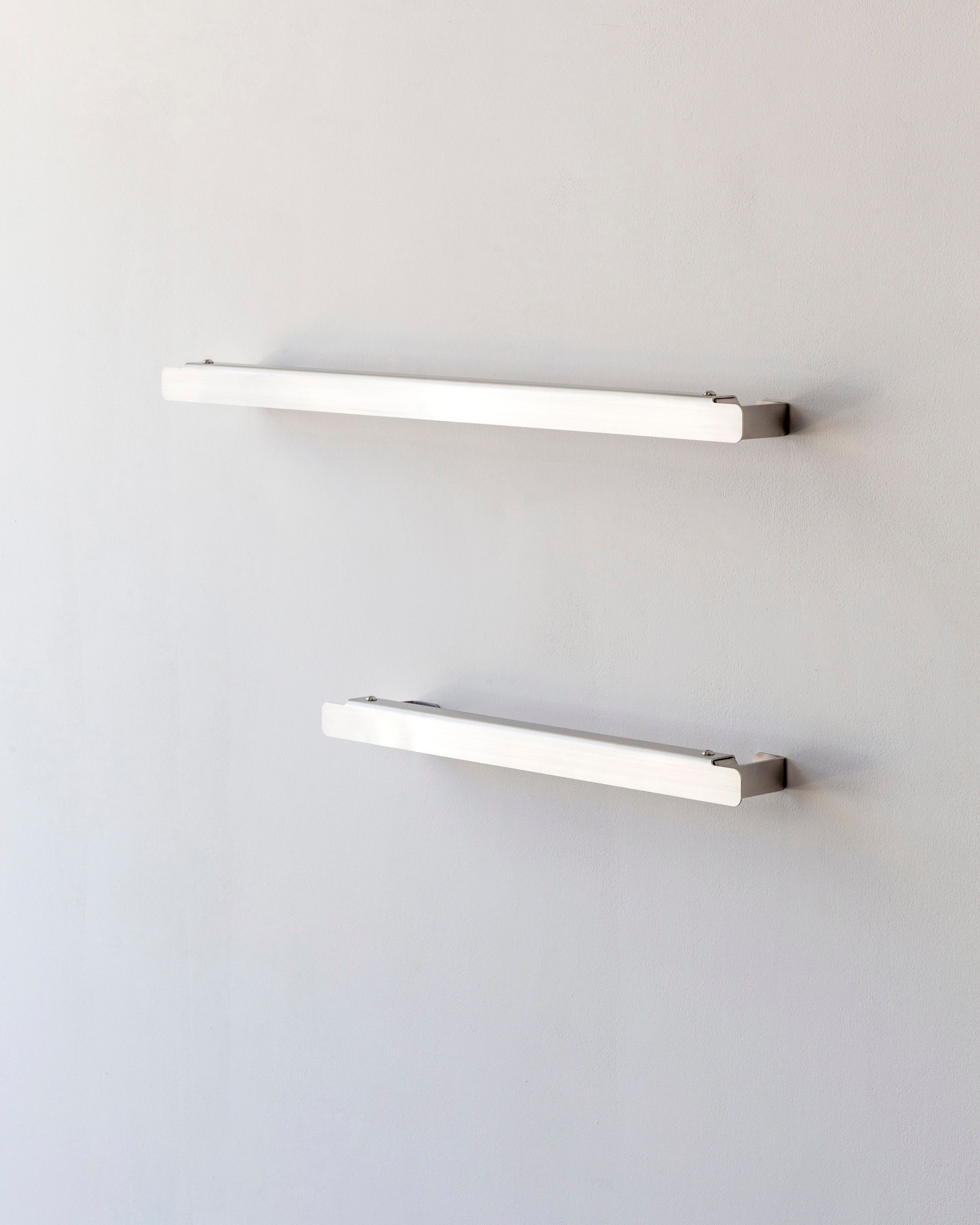 Toalheiro de Parede Porti - Rosto - Aço Inox Escovado