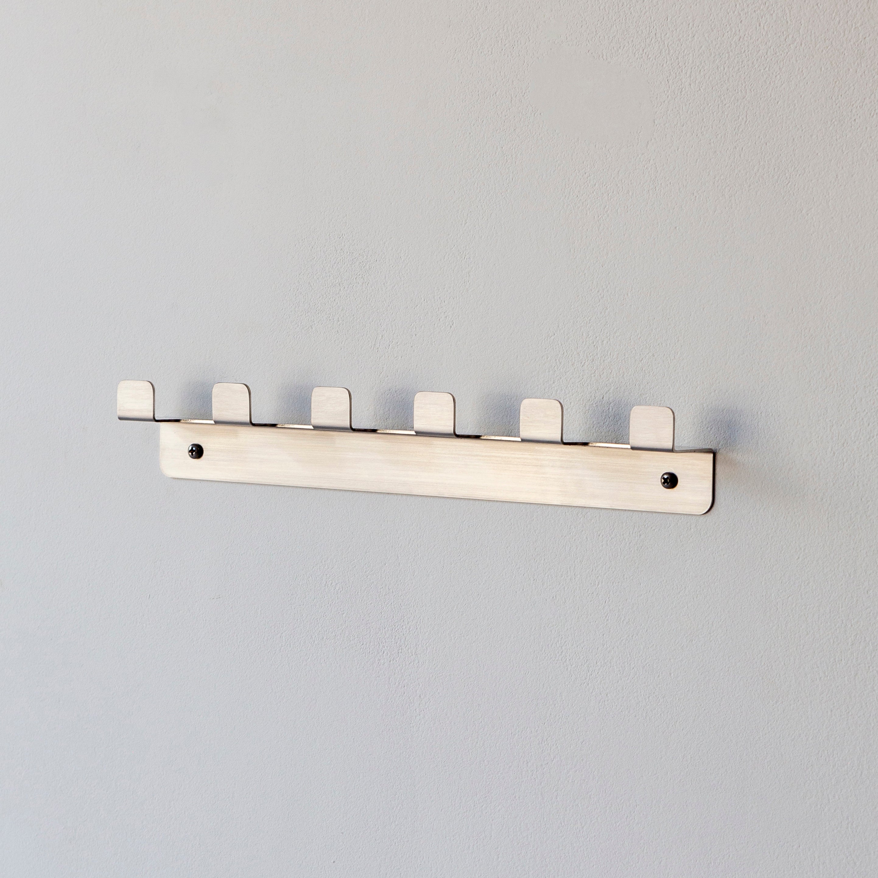 Cabideiro de Parede Doca - Aço Inox Escovado