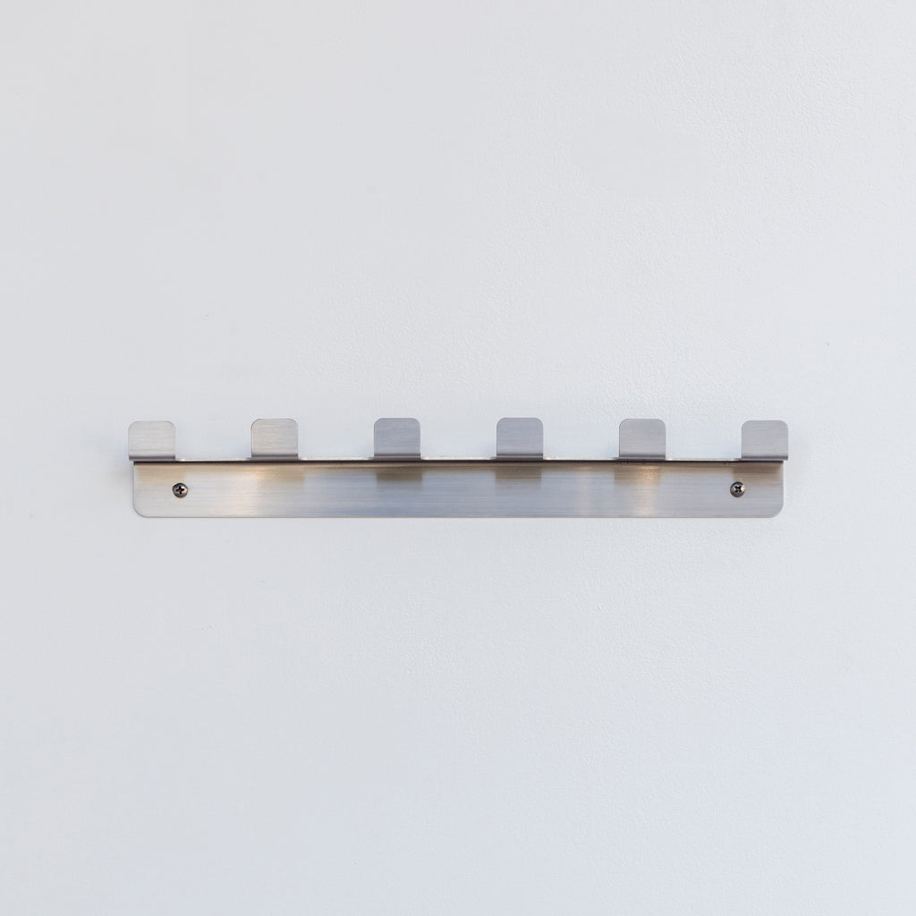 Cabideiro de Parede Doca - Aço Inox Escovado