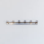 Cabideiro de Parede Doca - Aço Inox Escovado