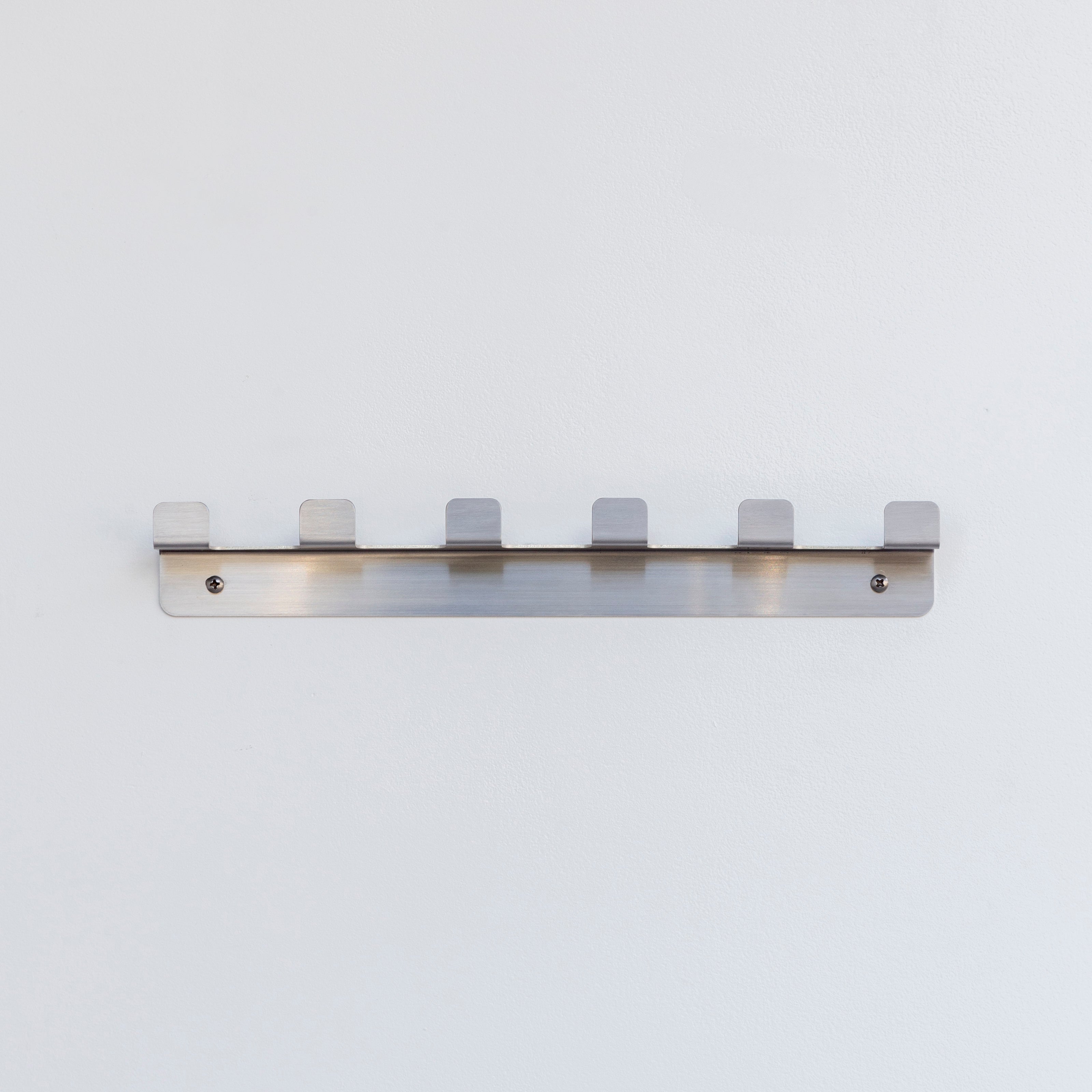 Cabideiro de Parede Doca - Aço Inox Escovado
