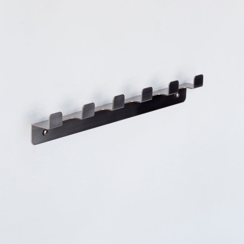 Cabideiro de Parede Doca - Aço Inox Escovado