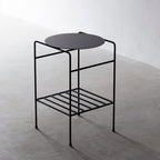 Mesa lateral OU - preto fosco