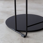 Mesa lateral Nola - preto fosco
