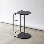 Mesa lateral Nola - preto fosco