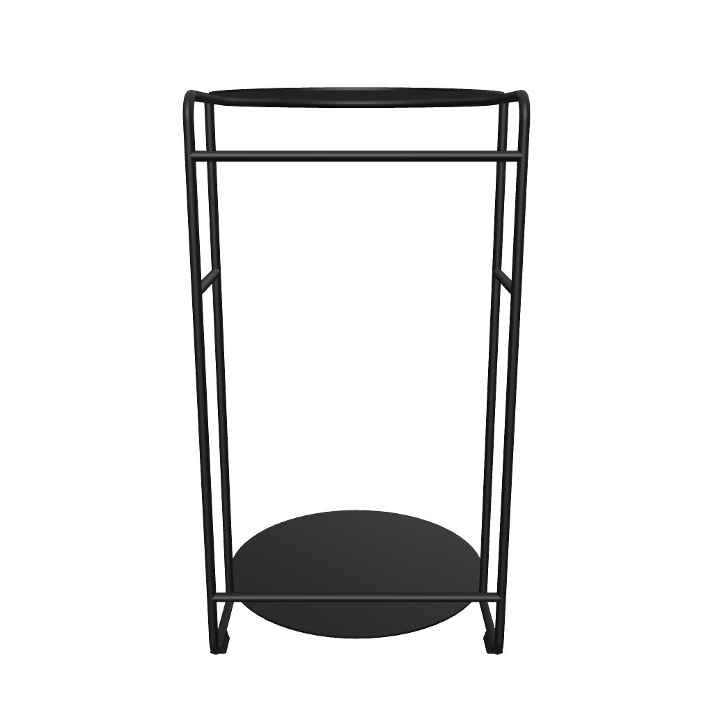 Mesa lateral Nola - preto fosco
